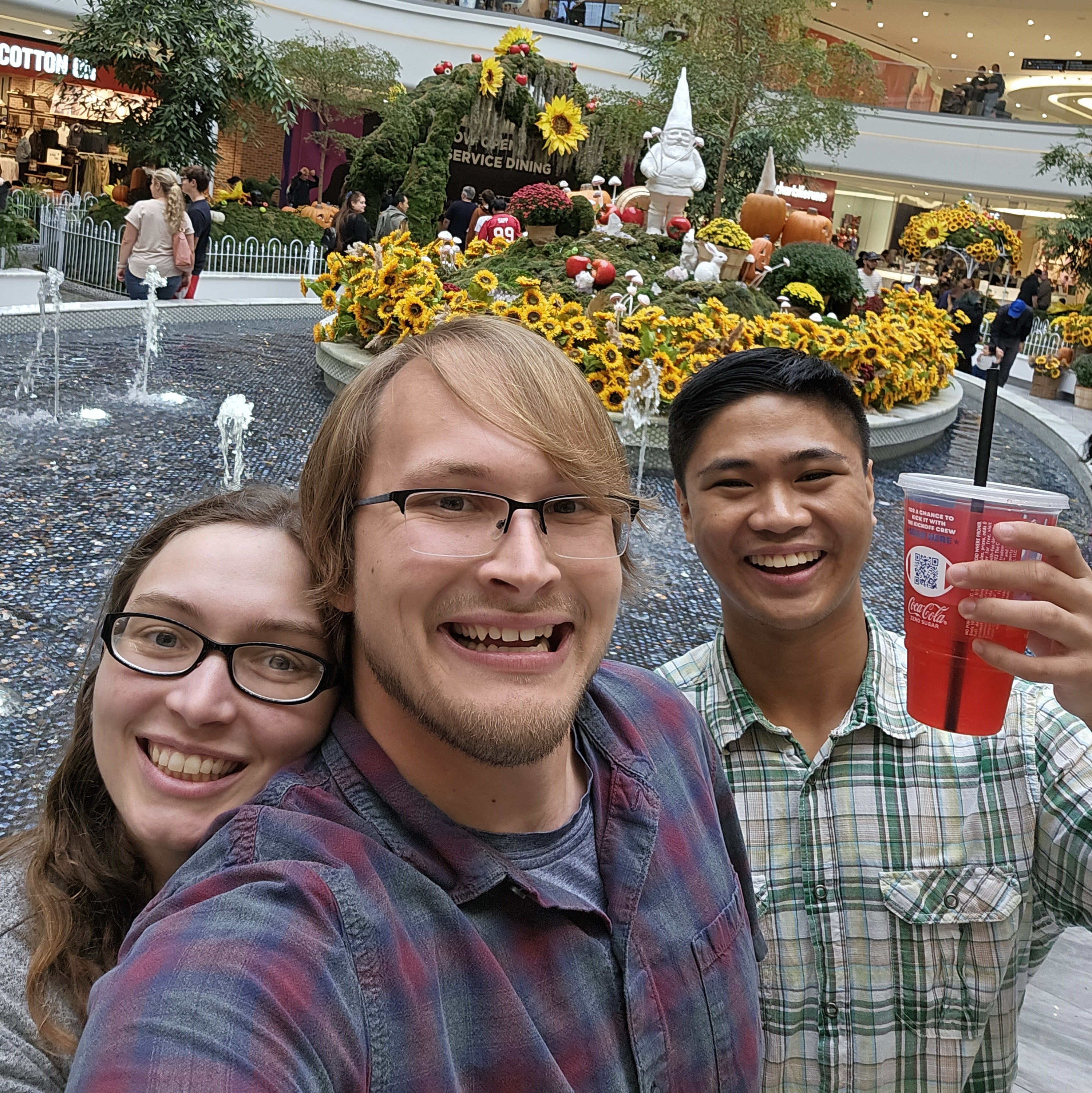 At the mall
